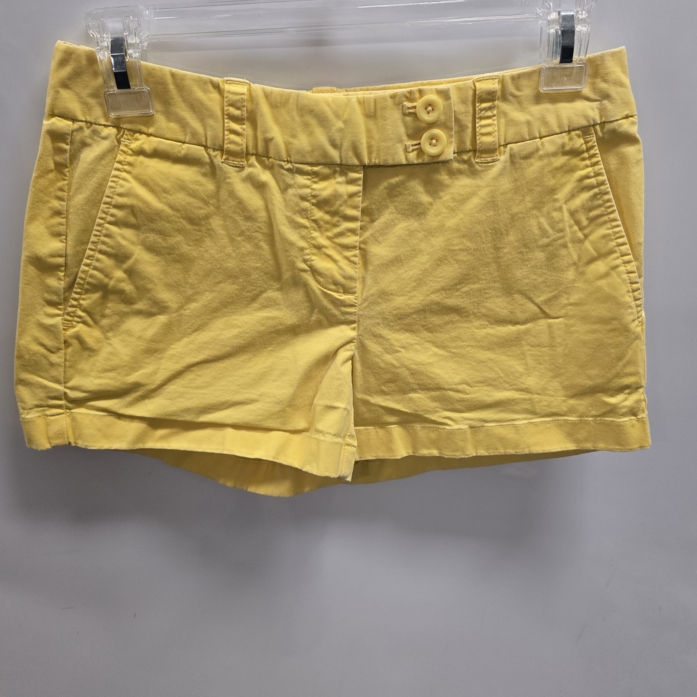 Vineyard Vines High Waist Yellow Women's Shorts 00